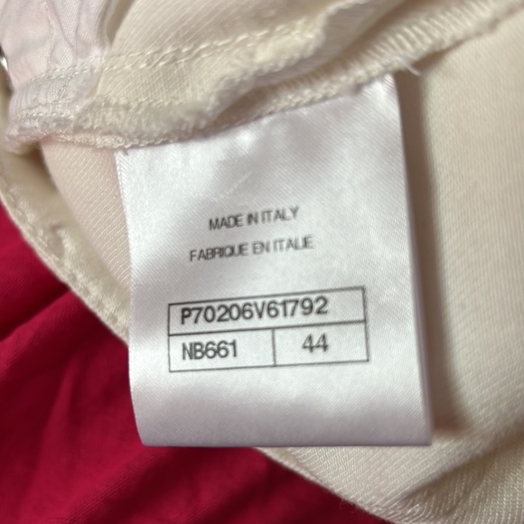 CHANEL BNWT Ladies Logo White Jeans - Picture 7 of 9